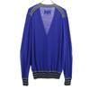 Maison Margiela wool Long sleeve V neck knit cardigan 1 Blue purple 10 Men's Used