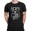Music T-Shirt N-Nofx Novelty 100% Cotton Tee Shirt O Neck Short Sleeve T Shirts Gift Idea Clothes Unisex