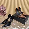 Fashion Sexy High Heel Slingbacks Women Pumps Designer Street Style Thin High Heels Stripper Party Dress Sandals Zapatos Mujer