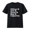 Atticus Jem Scout Boo Calpurnia List T-Shirt