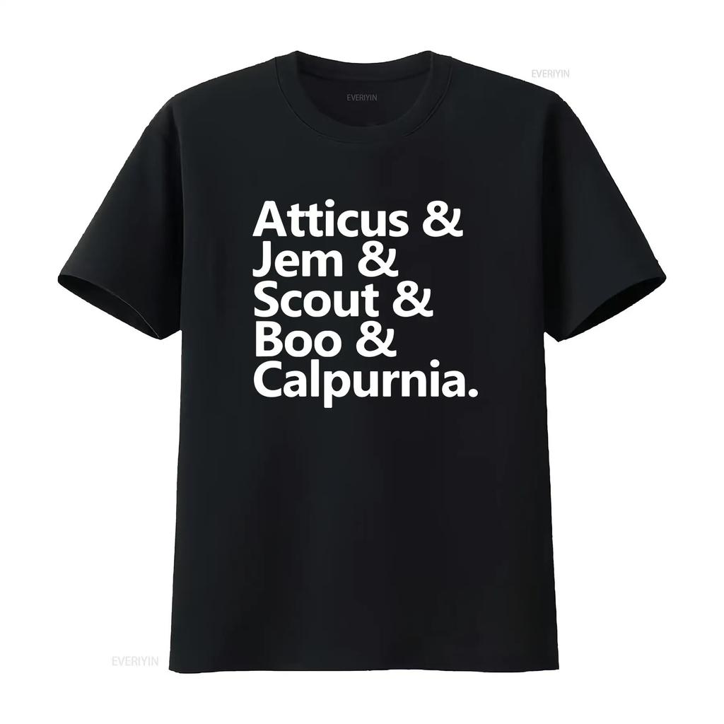 Atticus Jem Scout Boo Calpurnia List T-Shirt