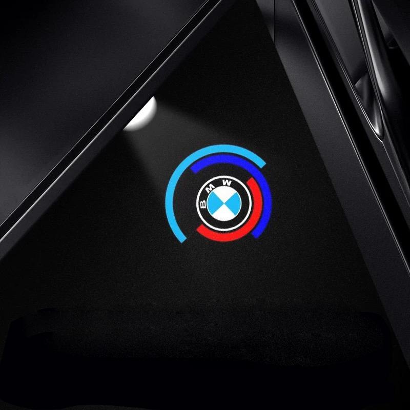 2PCS-AA-LED Car Door logo Projector Lamps Welcome Light For Mini BMW ME90 E60 F18E46 F30 F20 M2M5 M3 E87 M4 X3 X5 X1 Accessories
