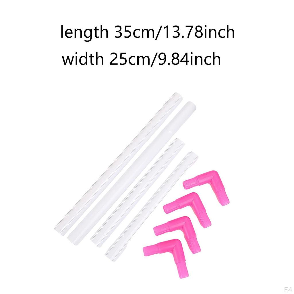 Kreuzstichrahmen Stickrahmen Clip Leichtgewicht Anfängerprojekte Halter Ständer