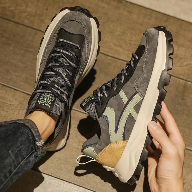 Extra large size Forrest Gump shoes men's spring and autumn 2025 new ins trend thick-soled soft-soled breathable versatile casual sports shoes