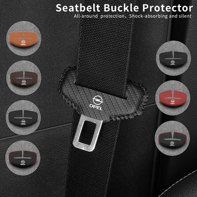 2/5pcs Car Seat Belt Buckle Anti-scratch Protector Cover For Corsa Astra Insignia Vectra Zafira Meriva Mokka Grandland