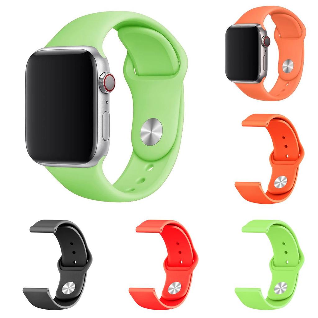 Replacement Silicone Wrist Bracelet Sport Band Strap For 42mm 38mm