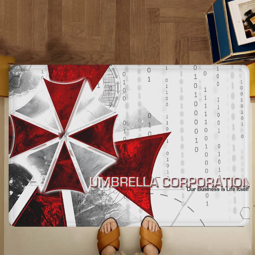 Game R-Resident E-Evil Entrance Door Mat Washable Non-Slip Living Room Sofa Chairs Area Mat Kitchen Welcome Doormat