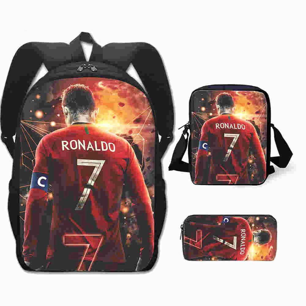 Backpack 17-Inch Student Schoolbag Set 3D Digital Printing Schoolbag To Make
