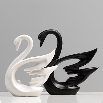 2 Stück Dekor Statue Keramik Tischdekoration Skulptur Dekoration Figuren und Statuen für