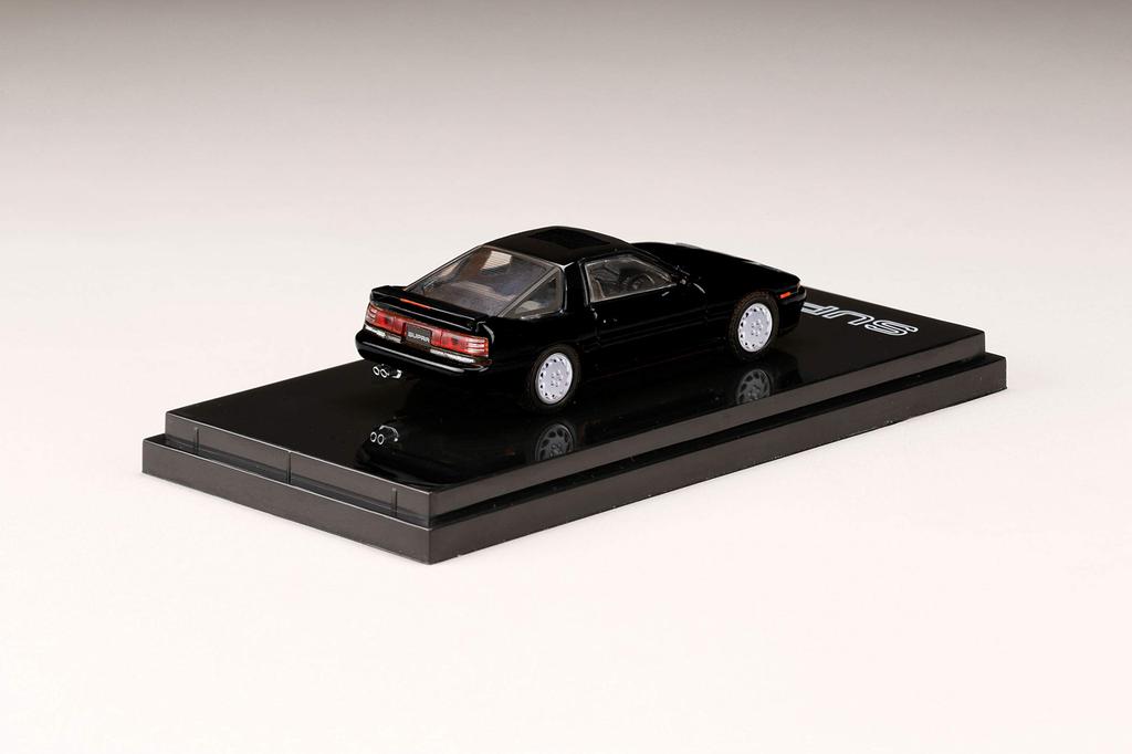 Hobby JAPAN Scale Toyota Supra Turbo Limited 1989 Black Mica Finished Model HJ641026GBK 1/64 (A70) 3.0GT