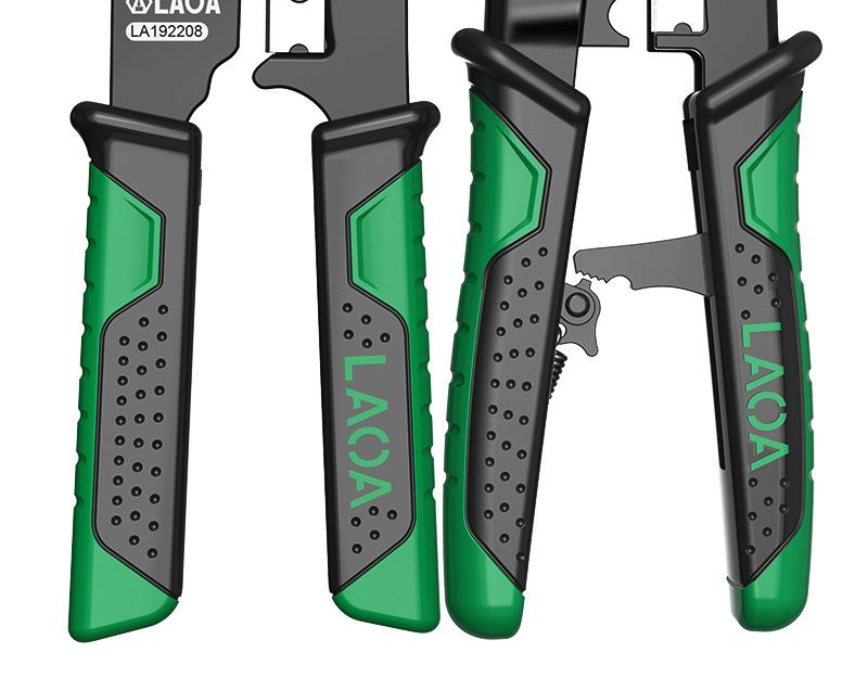 Old A Multi-Functional Network Pliers Set: 8P6P Ratchet, Crystal Head Crimping, Wire Stripping and Connecting Tools