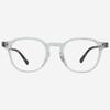 NN044 Acetate Full-Frame Horn-Rimmed Glasses C4 Transparent Lime