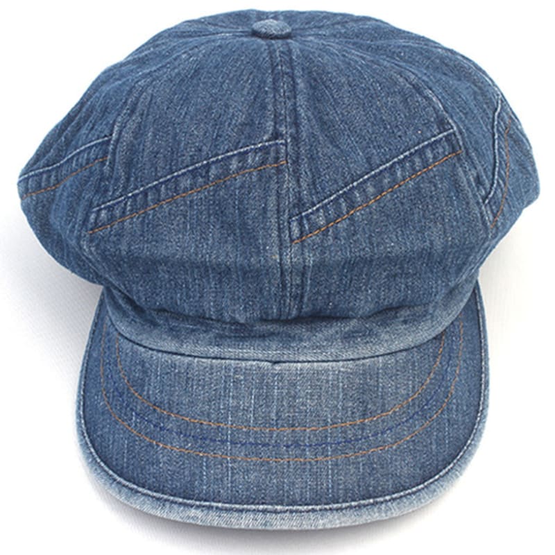 Universal Chemistry Patchwork Denim Newsboy Cap