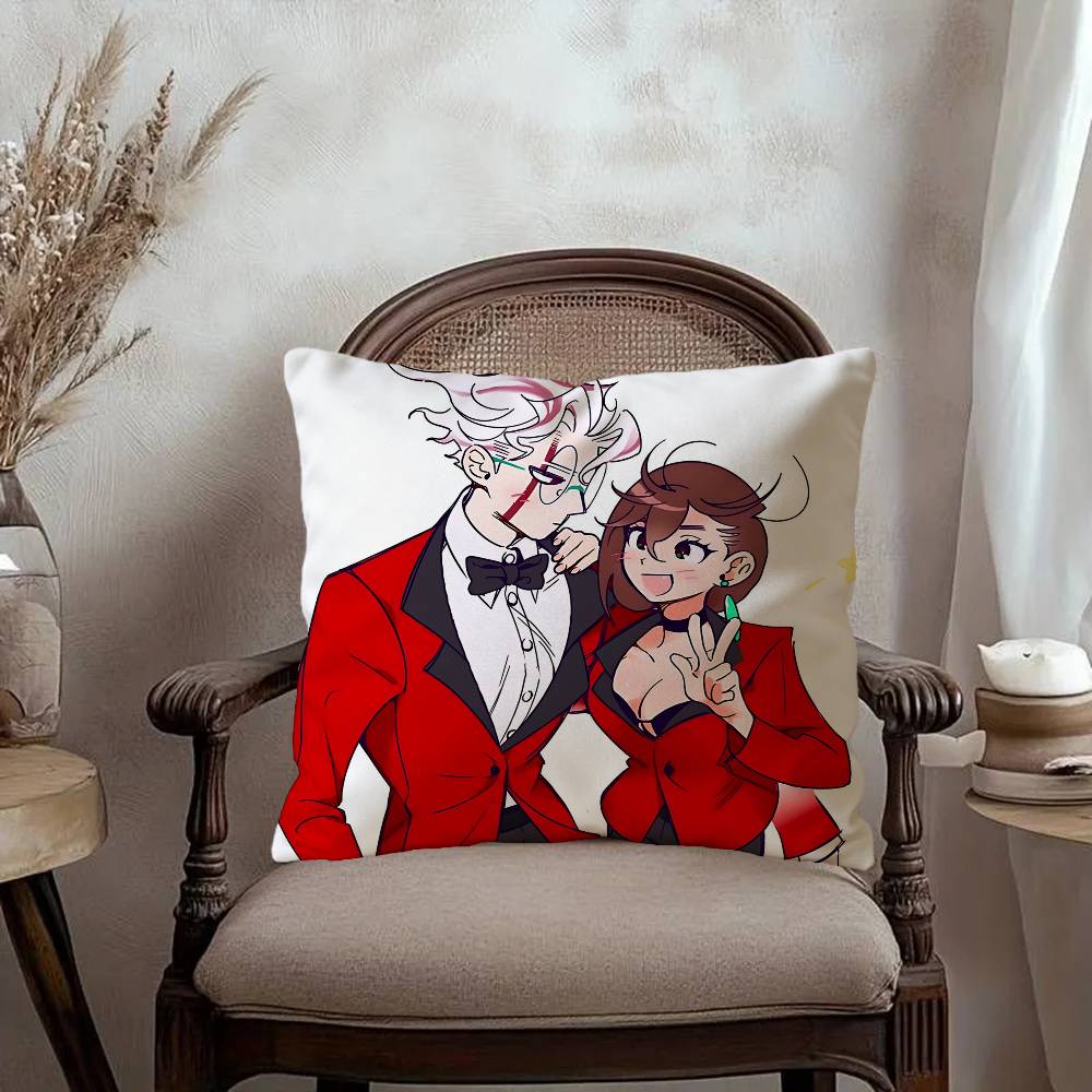 Japanese Anime D-Dandadanes Maple Design Cushion Cover Happy Autumn Harvest decor Holiday Decorati Pillow Cover