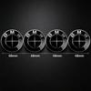 4Pcs 56mm 68mm ABS Car Wheel Center Caps Black Badge For BMW E39 E46 E90 E60 E87 F20 F30 F15 F16 G20 E34 E36 E39 E38 Z3 Z4 M3 M5