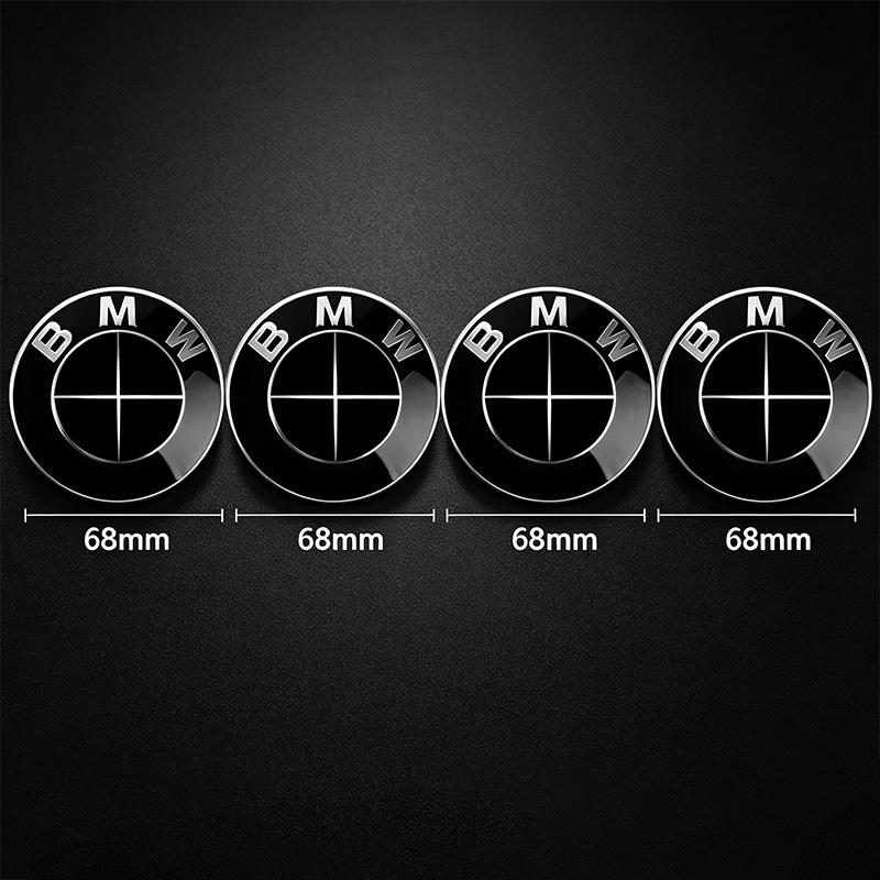 4Pcs 56mm 68mm ABS Car Wheel Center Caps Black Badge For BMW E39 E46 E90 E60 E87 F20 F30 F15 F16 G20 E34 E36 E39 E38 Z3 Z4 M3 M5