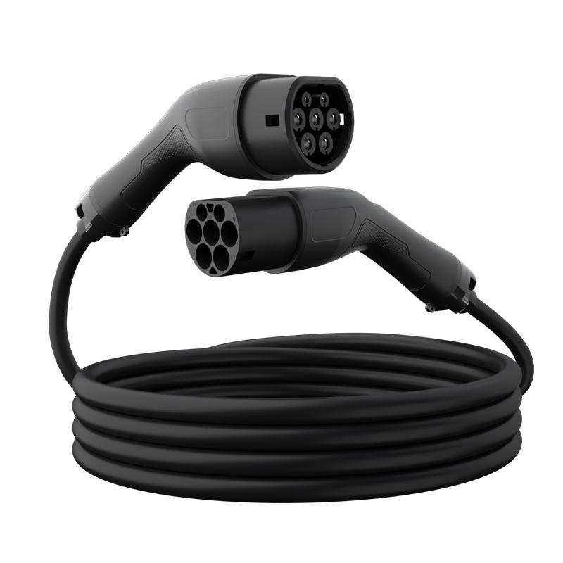

Европейский стандарт Двухголовочная портативная зарядная станция для электромобилей типа 2 с удлинительным шнуром Single-phase 16A 3.5KW чёрный