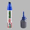 Pennarello Jumbo Impermeabile e Resistente all'Olio - Punta Extra Spessa, Inalterabile, Rosso/Blu/Nero