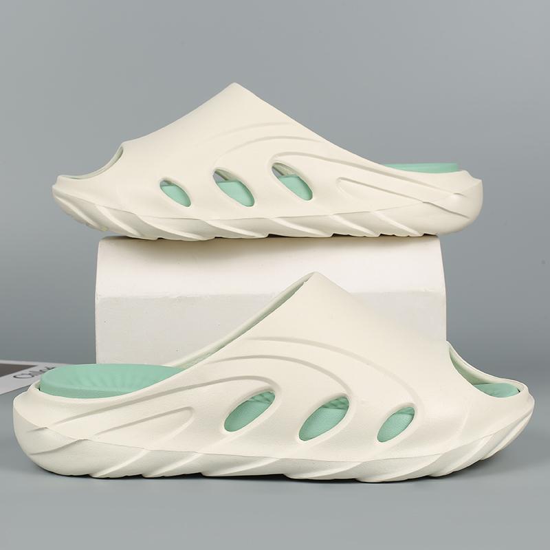 2024 Summer Couple Casual Fashionable Versatile Sport Beach Slippers Thick Bottom EVA Material Men's Slippers In Stock For Quick