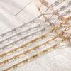 1Meter 4x14mm Stainless Steel Chain No Fade Cable Chains for Necklace Bracelet Anklet DIY Jewelry Making Component