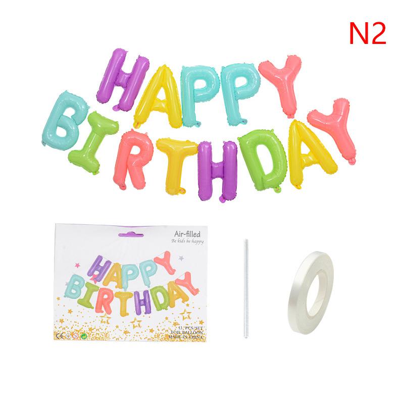 13pcs Alphabet Balloon 16 Inch Letter Foil Ballons Anniversary Birthday Party Decorations Wedding Decor