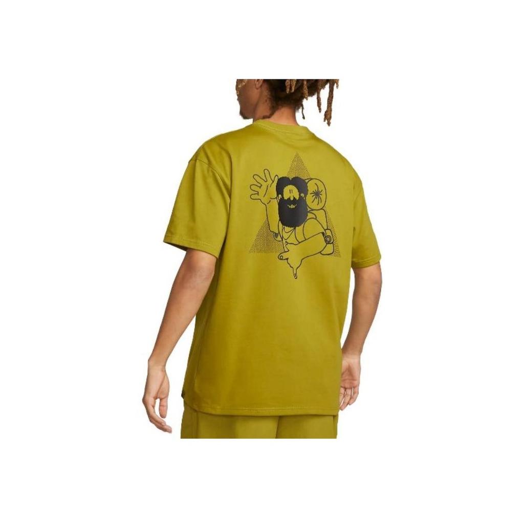 Nike ACG Cartoon Print Short Sleeve Crew Neck T-Shirt Men Tops Olive FB8123-390