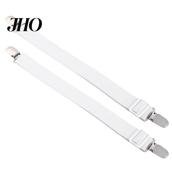 Bed Sheet Fixing Clip 2Pcs Adjustable Elastic Clips Anti-slip Multipurpose Sofa Holder Cushion Mattress Cover Straps for Bedroom Grippers