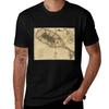 Karte von Saint Christophers Island (St. Kitts) von 1775 T-Shirt Lässig Locker Kurzarm T-Shirt für Unisex