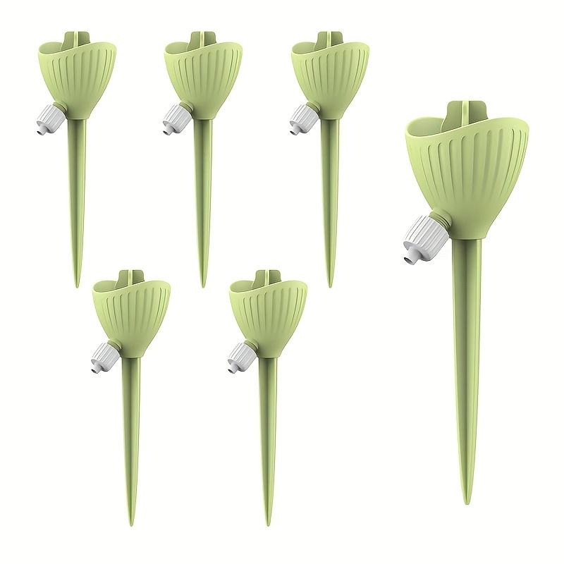 6pcs New Automatic Self-Watering Spikes Lazy Watering Device for Potted Plants Household Drip Irrigation Tool 6pcs зелёный