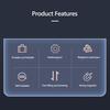 Foldable Phone Holder High Stability 360-Degree Rotating Angle Adjustable Universal Magnetic Desktop