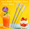 3Pcs Bombilla Filter Straw Stainless Steel Straw Spoon Tea Filter Yerba Mate Straw Reusable Bar Accessories