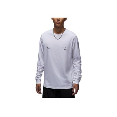 Comfortable Soft Versatile Long Sleeve T-Shirt Men Tops White Black FZ1935-100