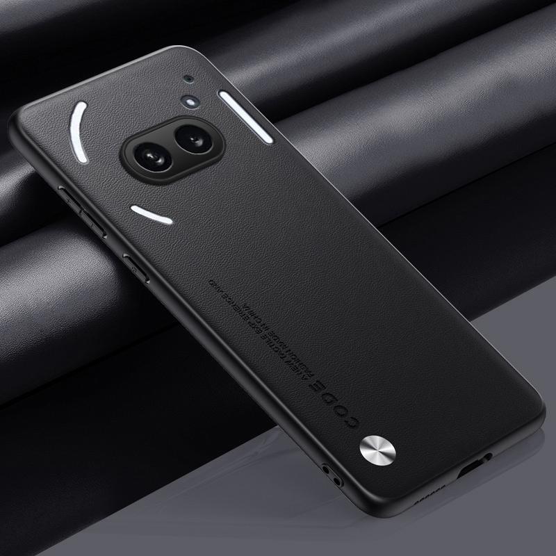 Luxury PU Leather Case For Nothing Phone 2A Plus Back Cover Matte Silicone Full Protection Phone Case For Nothing Phone 2A 5G Nothing Phone 2A