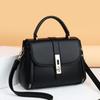Borsa a tracolla moda vintage Borsa a tracolla portatile di mezza età in morbida pelle Borsa da donna
