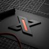 For ZEEKR 001 X 007 7X 009 Black Badge Front Rear Badge Blackened Modification Accessories