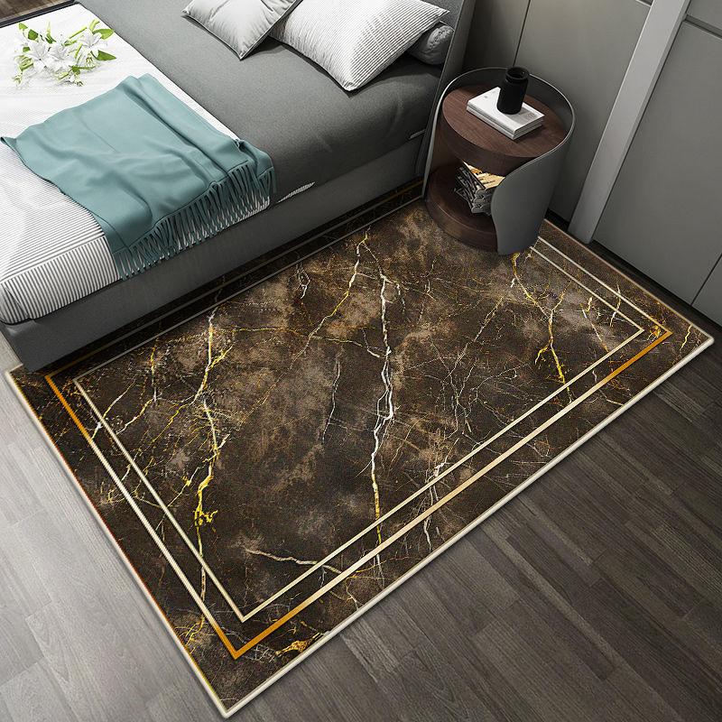 Large Living Room Carpet Modern Non-slip Decoration Bedroom Luxury Rug Easy Clean Room Decoration Home Mats Bedside Mat Washable