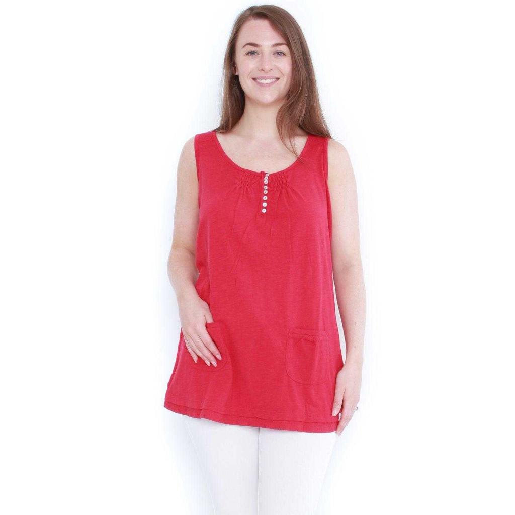 Lazy Jacks Womens/Ladies Cotton Slub Tunic