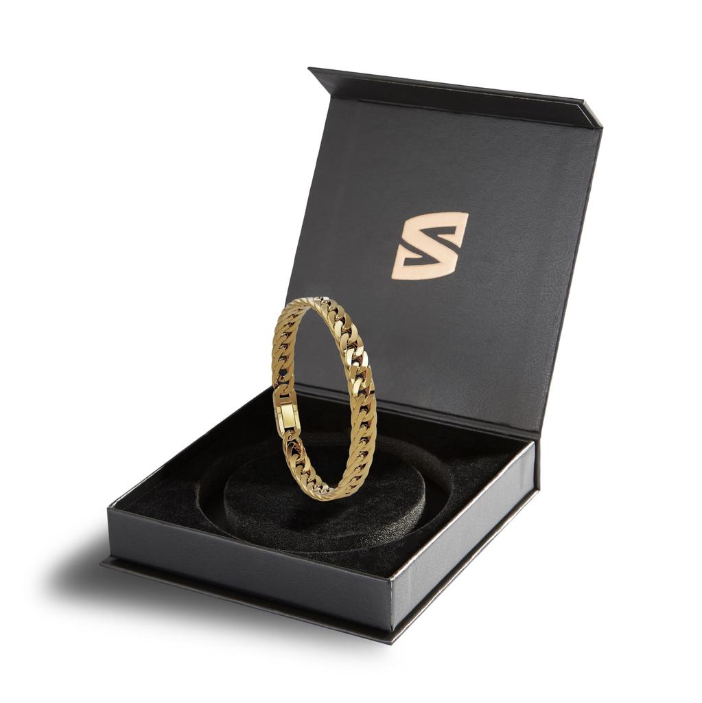 Gold Bracelet Stainless Steel Bracelet Jewelry Fashion Jewelry Metal Cuff [SERASAR] Men's Men's Men's