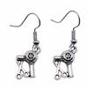 Drop & Dangle Earring Study Sports Minimalist Jewelry ComponentsEarring Size 18x19mm QE029