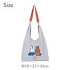 Miffy Tote Bag [Shopper Bag with Strap] 2-Way Handbag, Shoulder Bag, Sub-Bag, Eco Bag, Foldable, Lightweight, Strawberry