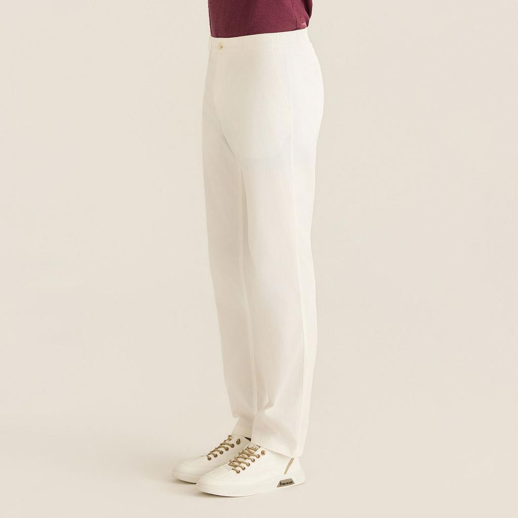 FERRAROMILANO Cotton Blend Twill Chino Pants White (Am0Gbpc25131)