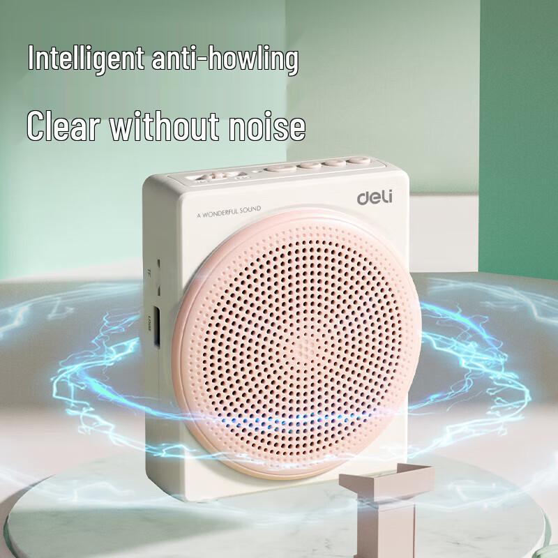 Deli 10W Portable Wireless Voice Amplifier with Microphone