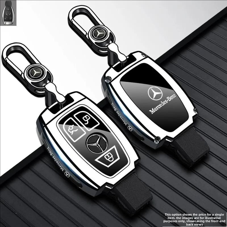 TPU Style Car Key Case Cover Shell Fob For Mercedes Benz C E S Class W206 W223 W214 GLA GLB GLC CLA CLS E300 S450 S580 S500 LL3