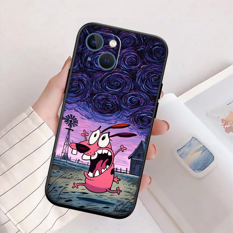 RP11 C-Courage C-Cowardly D-Dog Phone Case for OPPO A40 A60 A80 A15 A16 A16K A12 A17 A17K A54 A54S A53 A53S A55 A56 A57 A98 F23