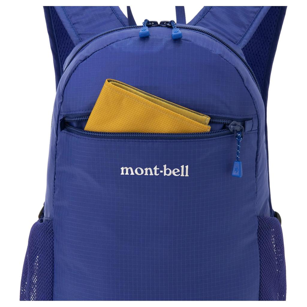 MONTBELL 10L Brand Logo Nylon Backpack Unisex Couple Blue