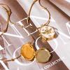 Vintage White Shell Angel Openable Photo Frame Pendant Necklace for Women Waterproof Zircon Choker Fashion Chic Jewelry