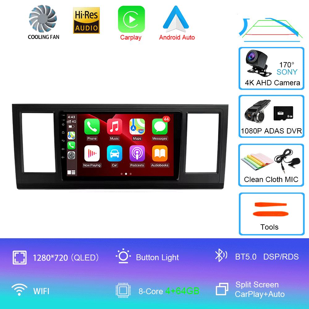 Radio Auto Android 14 Carplay Auto Player Multimedia Pentru Volkswagen Caravelle 6 T6.1 T6 2015-2020 Autoradio Stereo 2din Unitate Principală