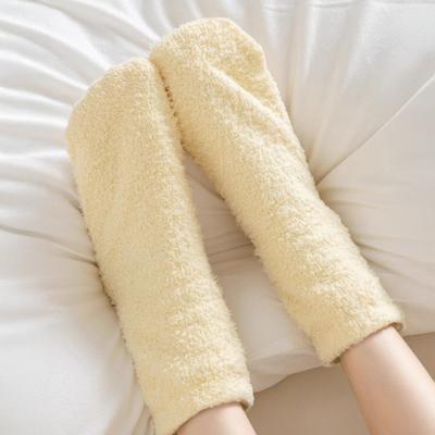 Damen Winter Schlafsocken Warme Kuschelige Schlafenszeit Socken Lockere Passform Flauschige Socken mit Elastik