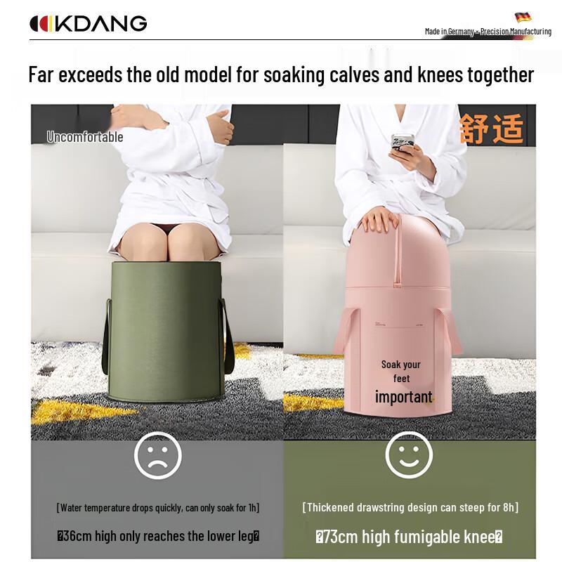 Foldable Over-Knee Heated Foot Spa Massager