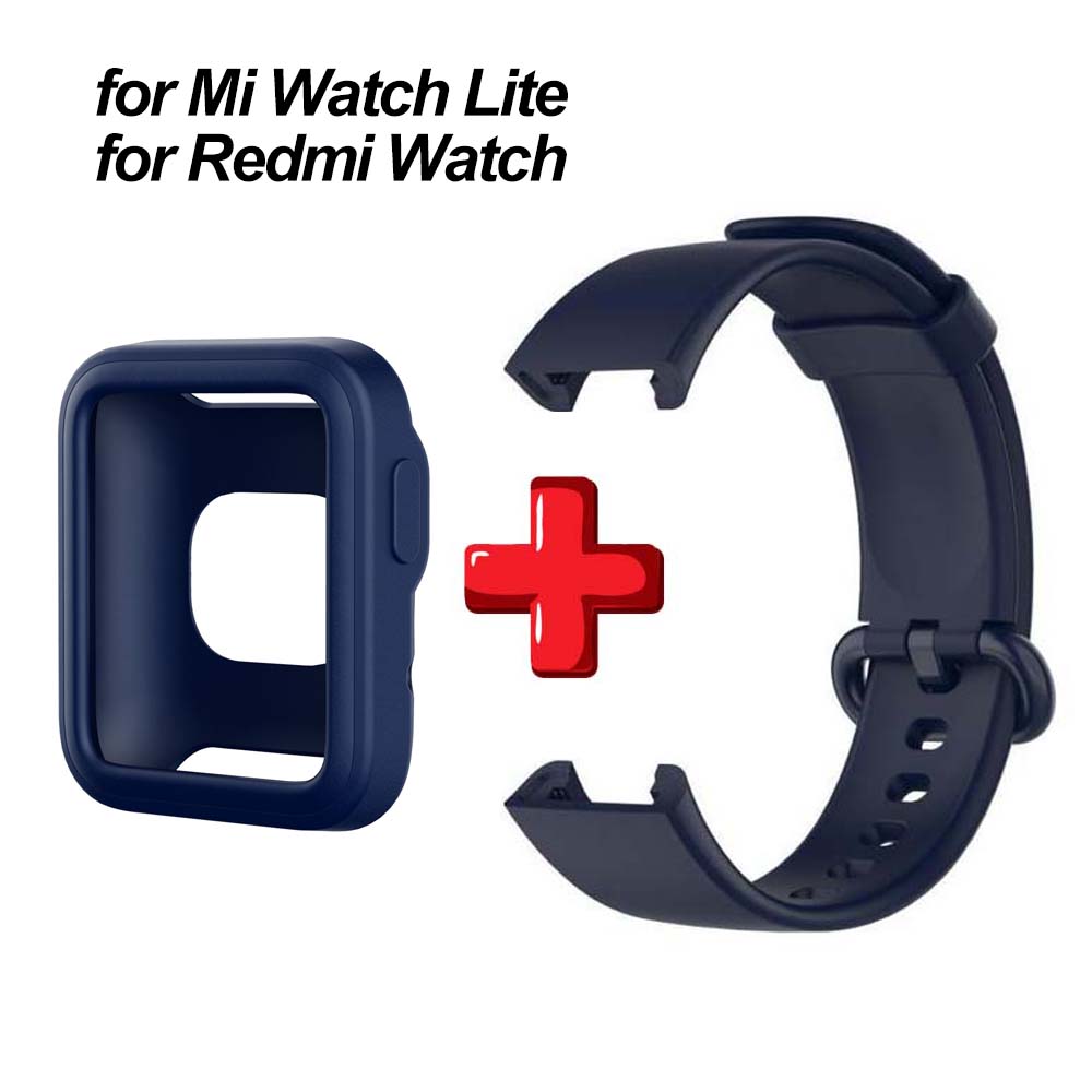 Soft Silicone Band For Xiaomi Mi Watch Lite Strap Smart Watch Protective Case Wristband Bracelet Replacement Accessories